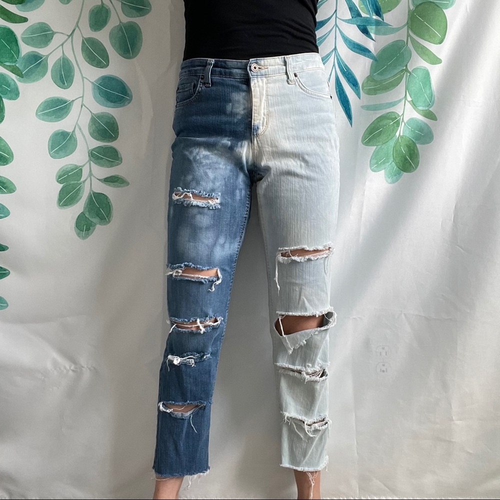 Bleached Jones New York Jeans Lexington Straight